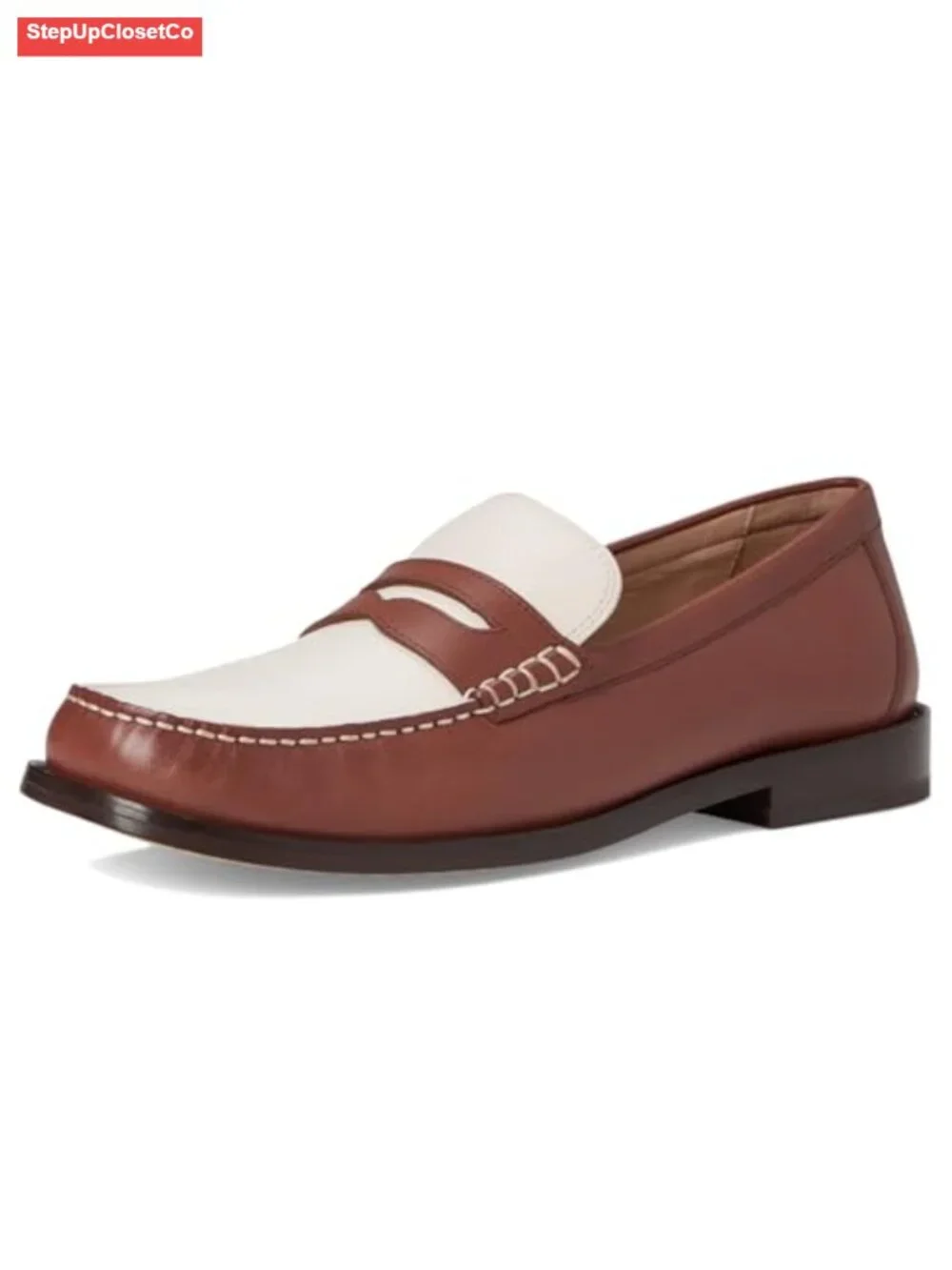 Cole Haan Lana Lux Remastered Women's Flexible Square Toe Loafer Keeper Detail